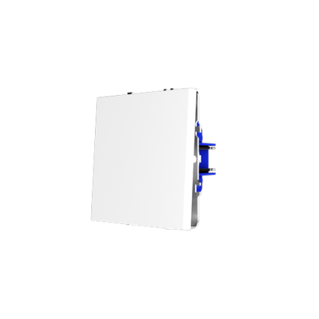 Выключатель встраиваемый Voltum S70 одноклавишный 10А, (белый глянцевый)