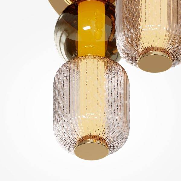 Потолочный светильник LED 60Вт Золото IP20 Drop MOD273CL-L60G3K Maytoni