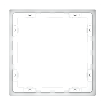 Рамка пластиковая Voltum S70 на 1 пост, (белый матовый)