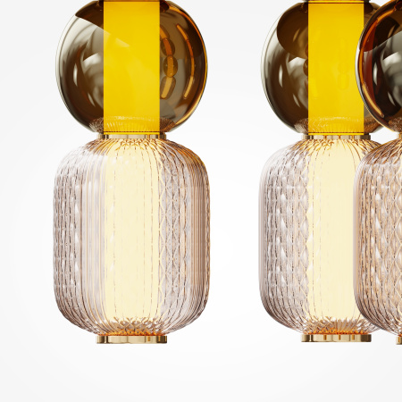 Потолочный светильник LED 60Вт Золото IP20 Drop MOD273CL-L60G3K Maytoni