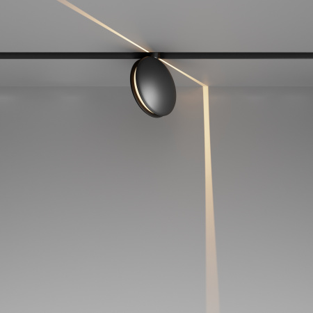 Трековый светильник LED 6Вт Черный IP20 Magnetic track system Exility TR090-2-6W3K-B Technical Maytoni
