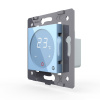 Терморегулятор пола 16А, сенсорное управление, датчик воздуха, Синий (механизм) Livolo