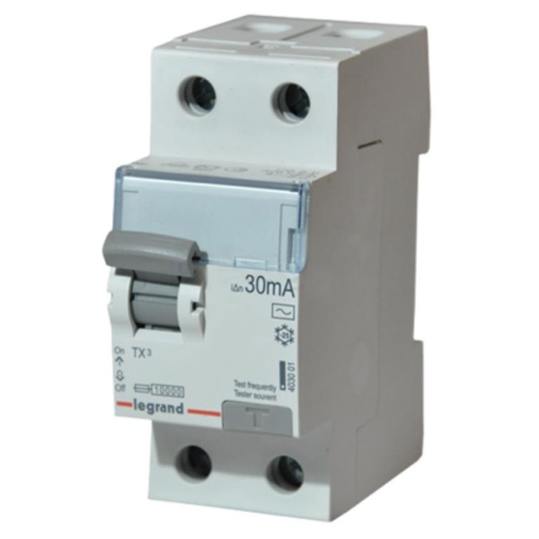 Устройство защитного отключения УЗО 2П 25А 30мА TX3 АС