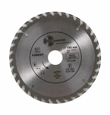 Диск пильный 190*30*36Т FLL806 Trio-Diamond
