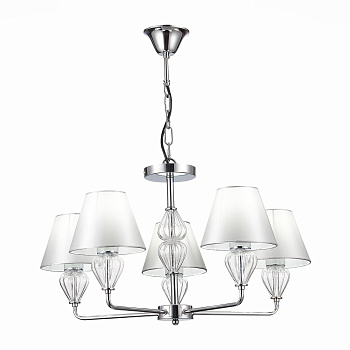 Люстра подвесная Хром/Серебристый E14 5*60Вт SLE107413-05 EVOLUCE