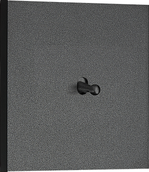 Donel N96 Переключатель перекрестный (с 3-х мест) на 1 тумблер, Каплевидный, 10AX 250V, Черный, серия DT