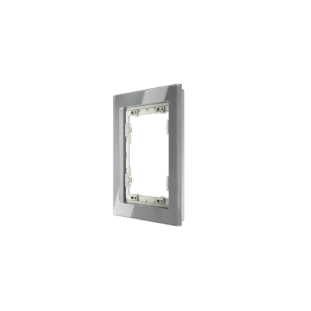 Рамка стеклянная Voltum S70 на 1 пост, (сталь, стекло)