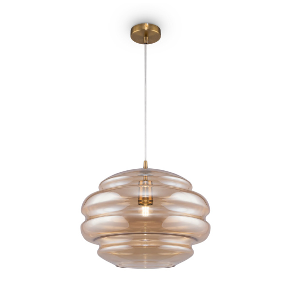 Подвесной светильник 1*E27 60Вт Латунь IP20 Ruche P078PL-01AM Maytoni