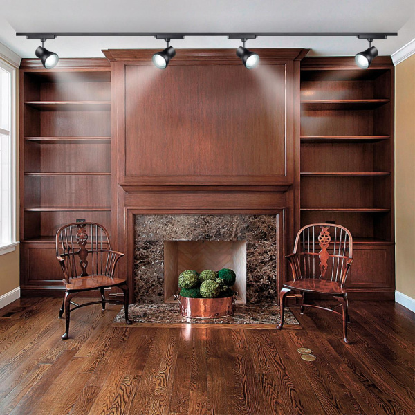 Св-к трековый однофазный IP20 LED 4000K 20W 220-240V PIRUM черный B NOVOTECH