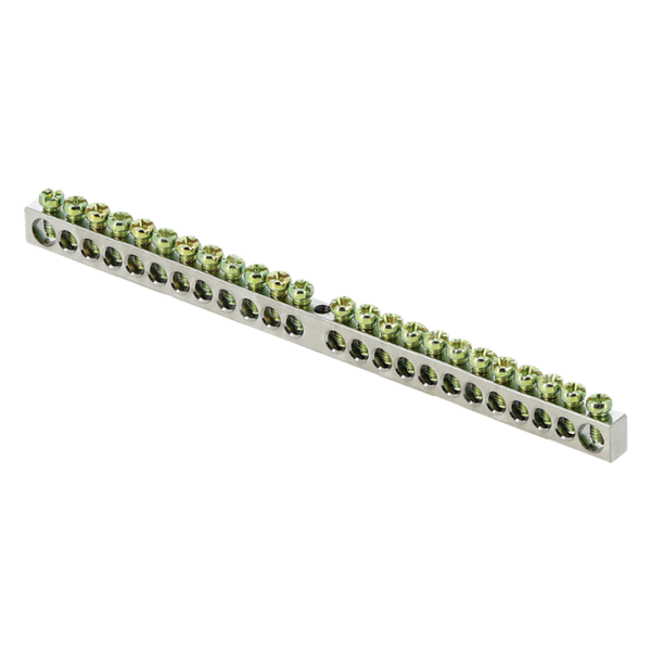 Шина PEN "ноль-земля" (6x9мм) 24 отв, цинк крепеж по центру PROxima EKF