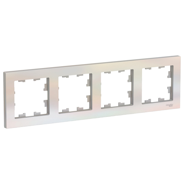 ATLASDESIGN Рамка универсальная 4 мест . жемчуг IP20 (уп.5шт) Schneider Electric