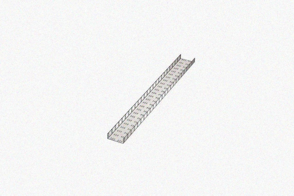 Лоток замковый перфорированный ЛМЗ 100х60х3000х1,0 УТ1,5, горячее цинкование S1,0