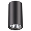 Накл.св-к IP20 GU10 50W 220V PIPE черный C NOVOTECH