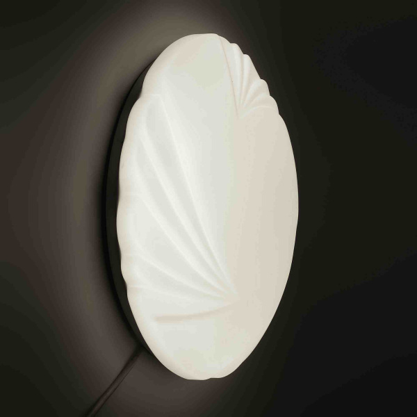 18-025 Светильник декоративный, настенно-потолочный, "Амелия", светодиодный, 18Вт, 1260Лм, корпус металл, плафон пластик, белый, 220В, Ø310... APEYRON