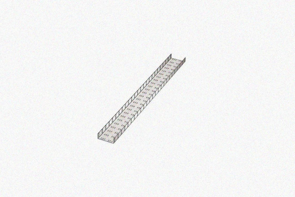 Лоток замковый перфорированный ЛМЗ 100х85х3000 УТ1,5, горячее цинкование, S1,5