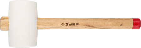 Белая резиновая киянка 340 г ЗУБР