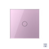 Сенсорный диммер 1 клавиша 1 пост Розовый Livolo