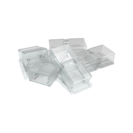 AC-02 Комплект коннекторов прямой для соединения светодиодной ленты 220В, smd2835, 120д/м, 5шт. (для арт. O17-07, O17-08, O17-09) OGM