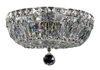 Люстра 3*E14 60Вт Никель Антик IP20 Basfor DIA100-CL-03-N Maytoni