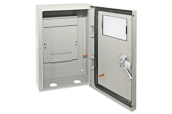 Корпус металлический ЩУ-1ф/(4мод) 300х200х124 IP54 Народный TDM