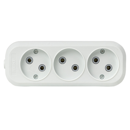 Колодка 3 гн, 10А 2,2кВт б/з Эксперт PROxima EKF