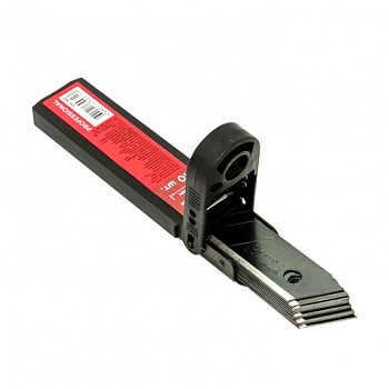 Набор сменных лезвий 18 мм СМ-60 (10 шт, вороненные, SK4, 7 сегментов) Professional EKF