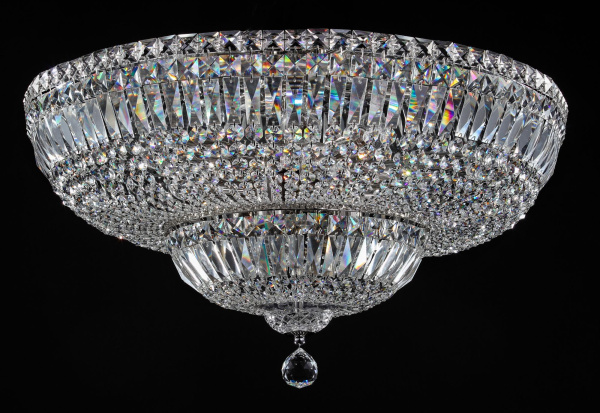 Люстра 16*E14 60Вт Никель Антик IP65 Basfor DIA100-CL-16-N Maytoni