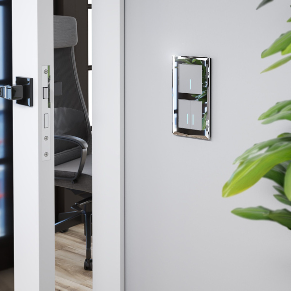 Diamant Рамка на 2 поста (зеркальный) Werkel