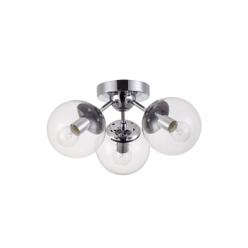 Потолочный светильник 3*E14 60Вт Хром IP20 Richard FR5596CL-03CH Freya
