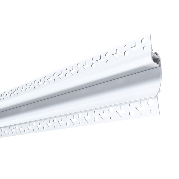 08-44 Профиль алюминиевый для светодиодной ленты, под штукатурку, белый, 98х18,8мм, 2,5м, шир. ленты до 14мм, индивидуальная упаковка (расс... APEYRON