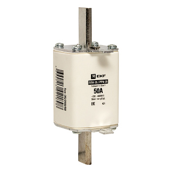 Плавкая вставка ППН-35 250/ 50А габарит 1 PROxima EKF