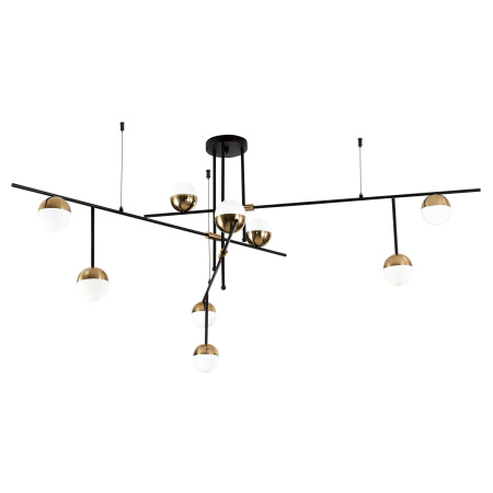 Люстра потолочная Черный/Белый, Золотистый G9 9*5Вт 4000К SL1507.422.09 ST LUCE