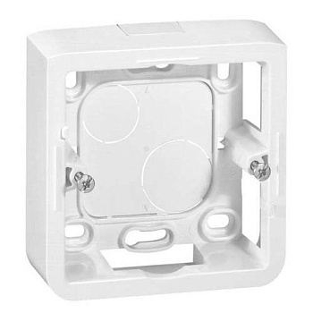 Mosaic Коробка накладная белая 2 модуля 40мм (80281)