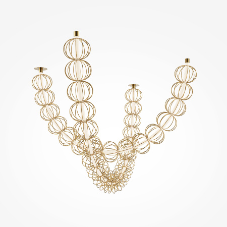 Подвесной светильник LED 117Вт Золото IP20 Golden Cage MOD216PL-L42G3K Maytoni