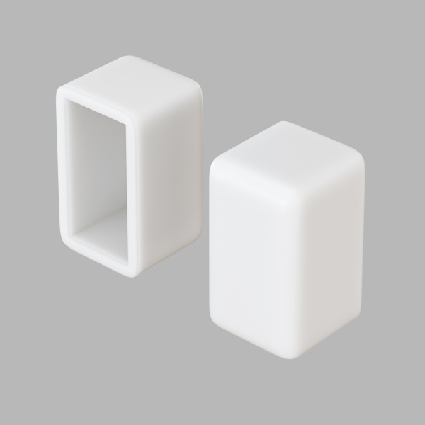 Заглушка для гибкого неона 12x6мм 2 шт. Белый (20069) Technical Maytoni