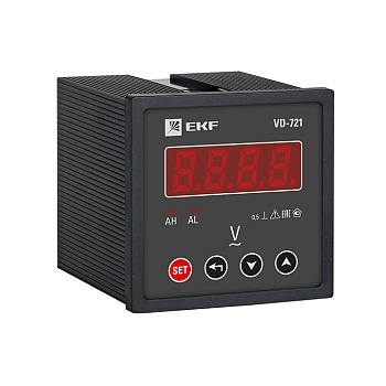 Вольтметр VD-721 цифровой на панель (72х72) однофазный PROxima EKF