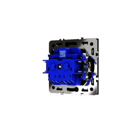 Розетка встраиваемая Voltum S70 с заземлением и защитными шторками, 16А, (графит)