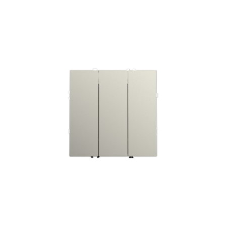 Выключатель встраиваемый Voltum S70 трехклавишный 10А, (шелк)