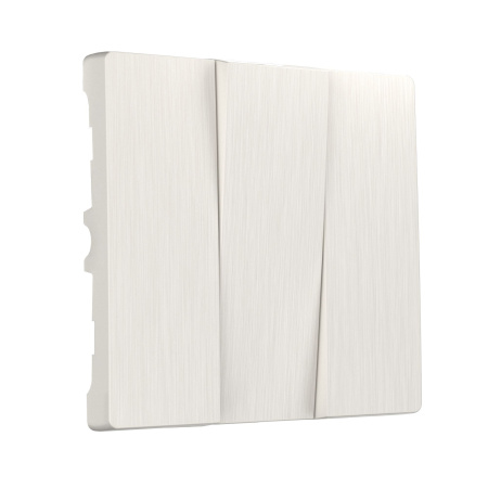 Встраиваемые механизмы Накладка  СУ 3-кл . перламутр рифленый IP20 Werkel