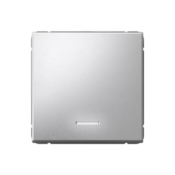 ARTGALLERY 1-клавишный ВЫКЛЮЧАТЕЛЬ с подсветкой, сх.1а, 10АХ, механизм, АЛЮМИНИЙ Systeme Electric