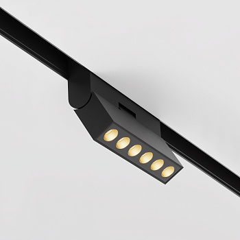 Трековый светильник LED 6Вт Черный IP20 Magnetic track system Exility TR033-2-6W3K-B Technical Maytoni