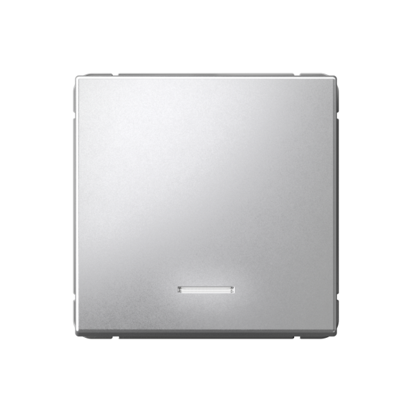 ARTGALLERY 1-клавишный ВЫКЛЮЧАТЕЛЬ с подсветкой, сх.1а, 10АХ, механизм, АЛЮМИНИЙ Systeme Electric