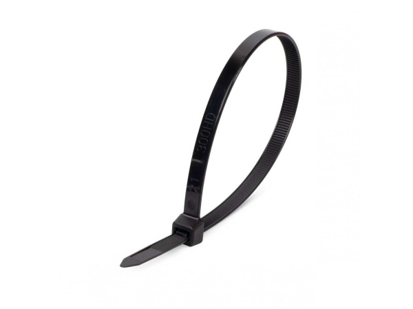 Стяжки нейлоновые КСС 4х200 (ч) (100шт.) (Fortisflex) КВТ