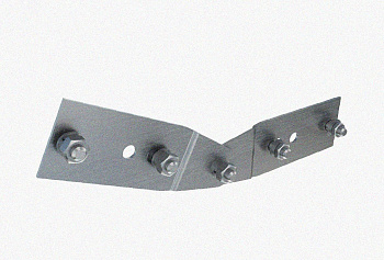 Соединитель шарнирный СШ.ЛМГх100 УТ1,5, оцинкованный лист, S1,5