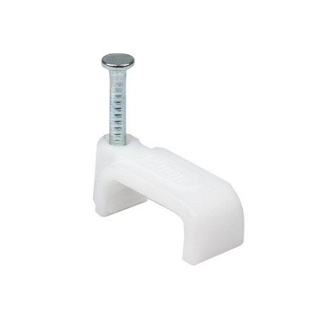 Скоба крепежная квадратная (плоская) (14мм) (50шт) PROxima EKF