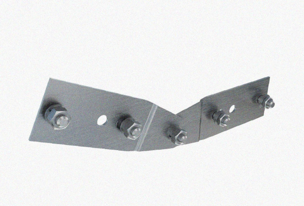 Соединитель шарнирный СШ.ЛМГх100 УТ1,5, оцинкованный лист, S1,5