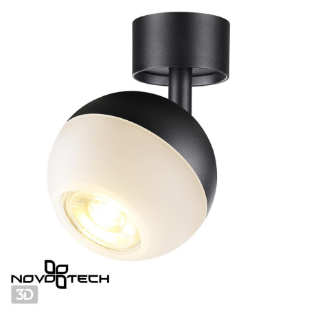 Св-к накл.IP20 GU10 9W 220V GARN черный NOVOTECH