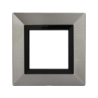 Рамка из металла, "Avanti", никелированная, 1 пост (2 мод.) DKC