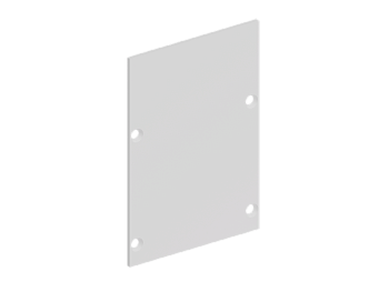 Donel Боковая глухая заглушка для профиля DN18516 Цвет:Белый матовый, RAL9003,Серия:DN8ALE