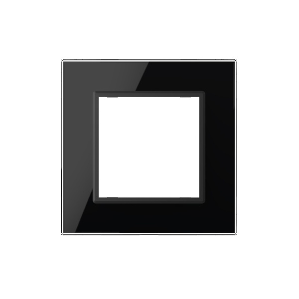 Рамка для розетки Черная Livolo